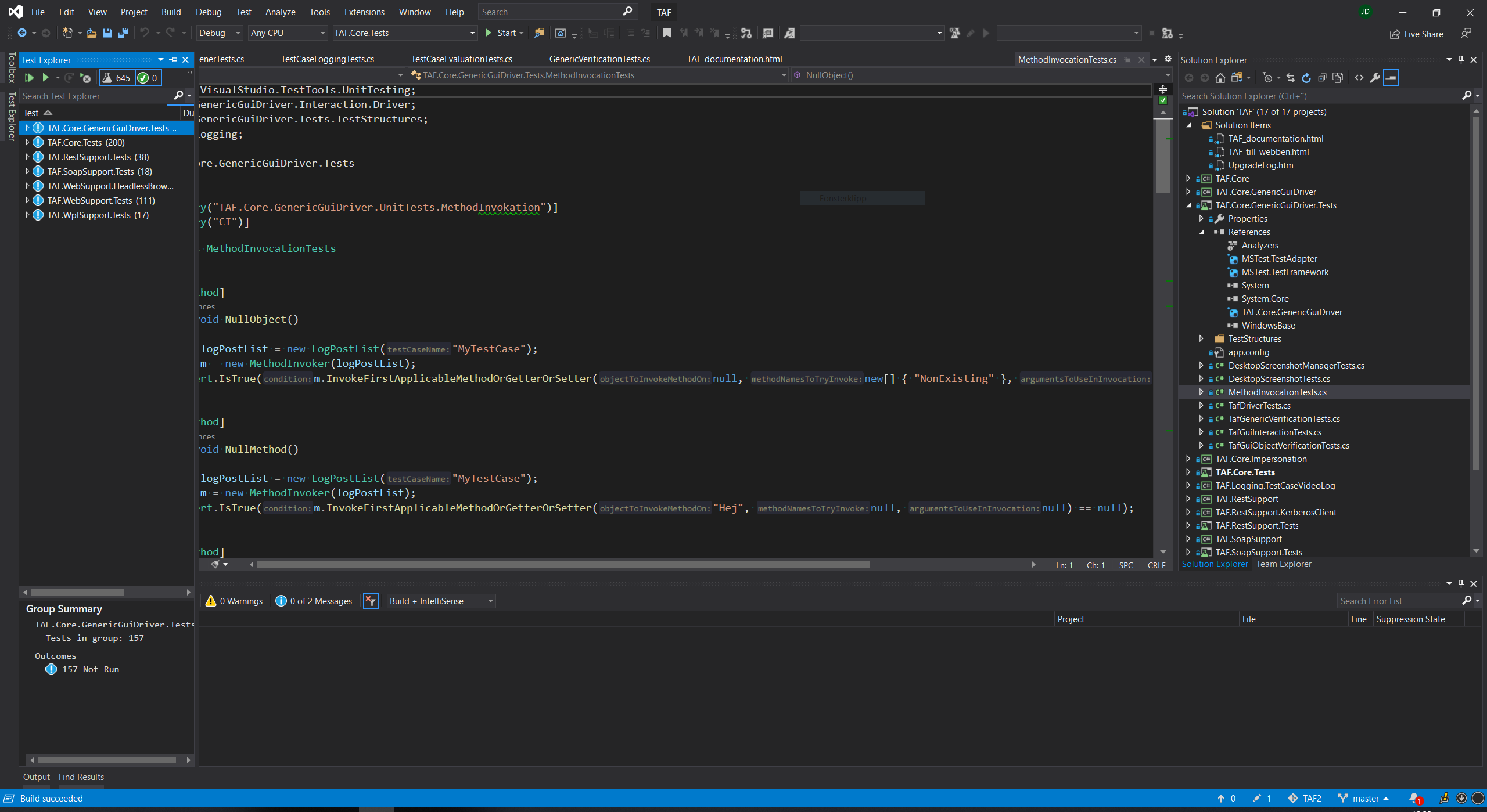 IDE Screenshot