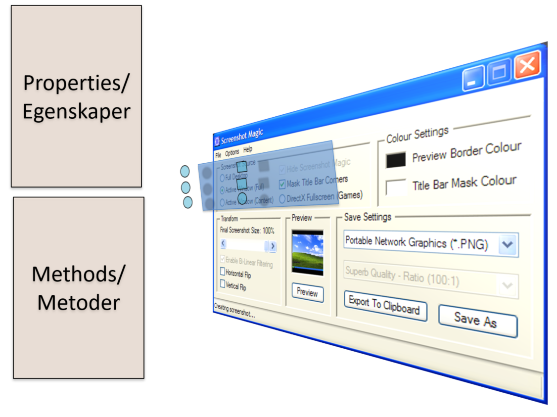 GUI structure